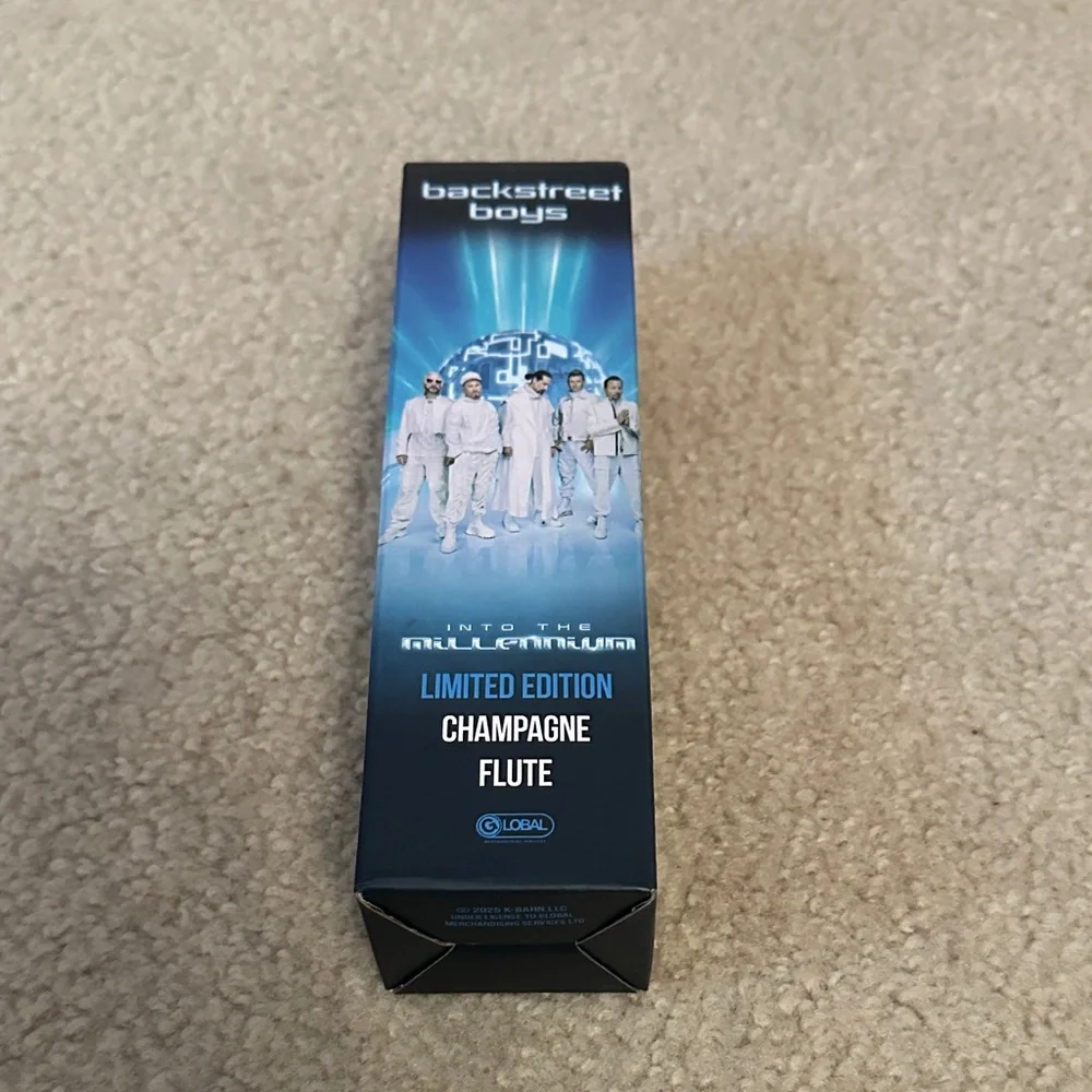 NEW Backstreet Boys Limited Edition Champagne Flute/Into The Millennium Vegas